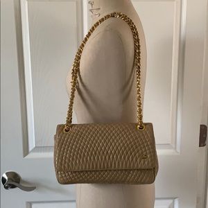 NWOT Bally Beige Leather Purse